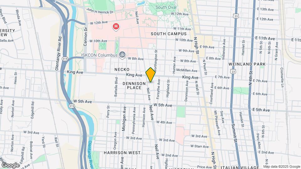 1374 Neil Ave Mapa y Detalles de la Ubicación