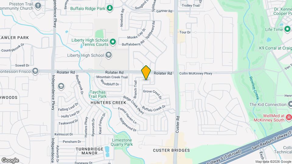 15650 Brookwood Dr Map and Location Details