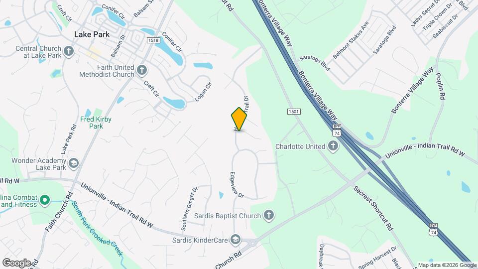 4103 Hunters Trail Dr Map and Location Details