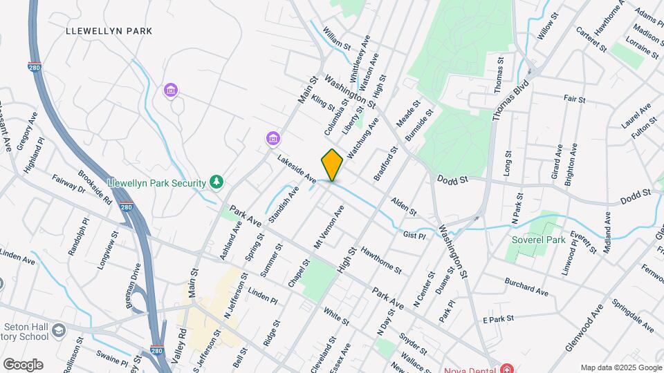 300 Watchung Ave Map and Location Details