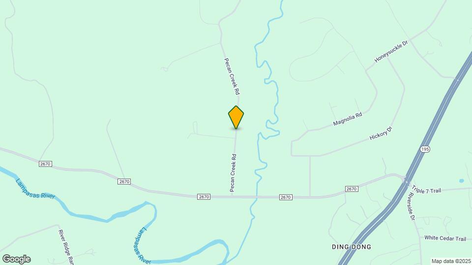 3802 Pecan Creek Rd Map and Location Details