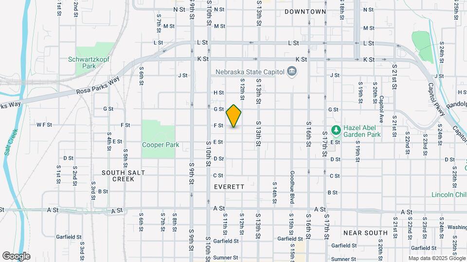 1123 F St Mapa y Detalles de la Ubicación