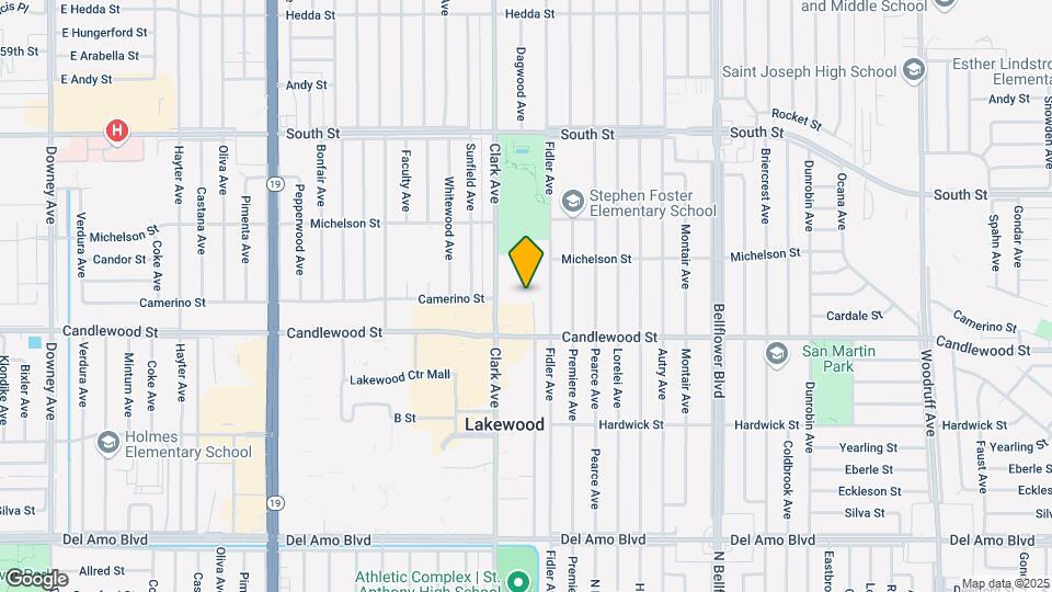 5400 Clark Ave Map and Location Details