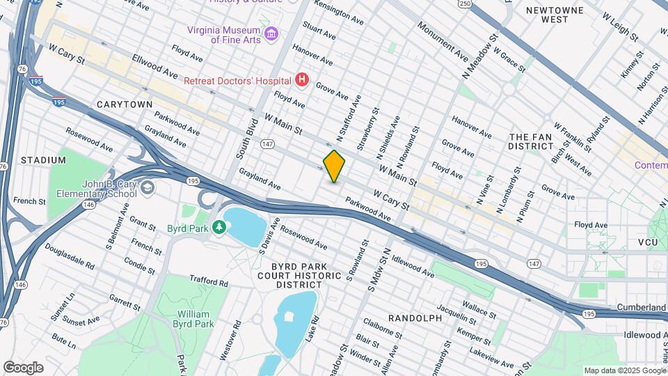 2306 Parkwood Ave, Unit D Map and Location Details