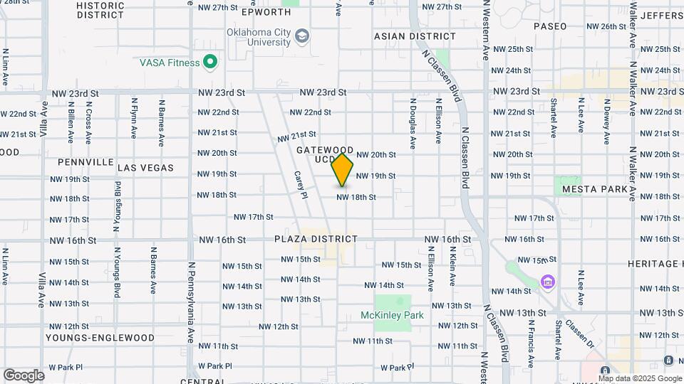 1701 NW 18th St Map and Location Details