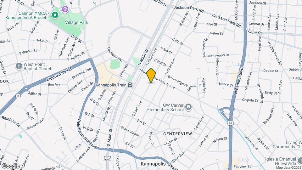 109 S East Ave Map and Location Details