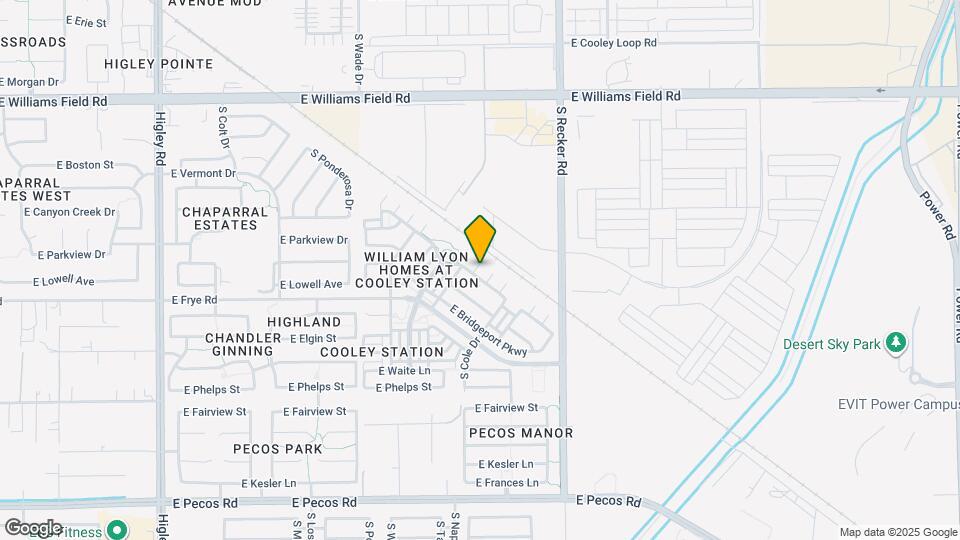 3826 E Yeager Dr Map and Location Details