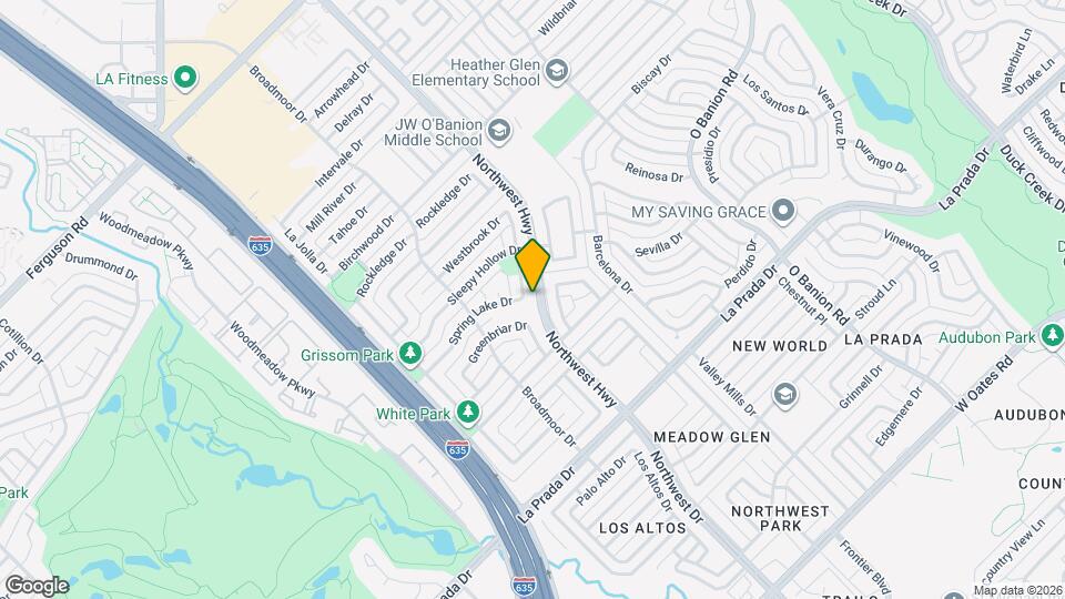 734 Spring Lake Dr Map and Location Details