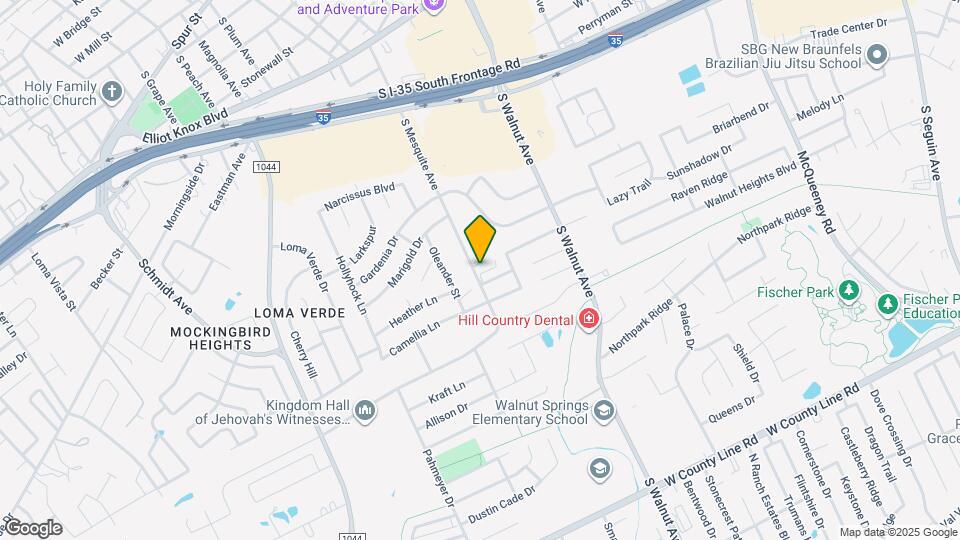 1353 Pecan Ridge Map and Location Details