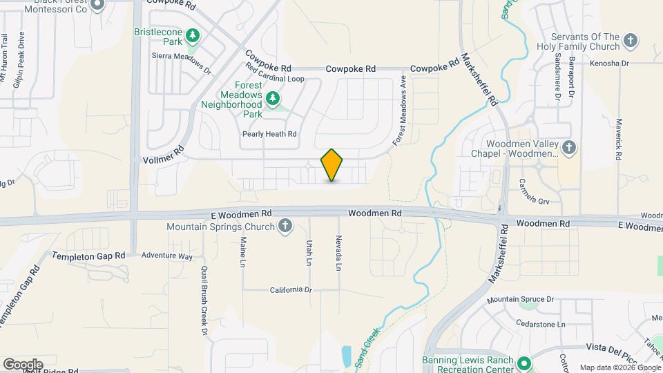 7643 Sand Lake Heights Map and Location Details