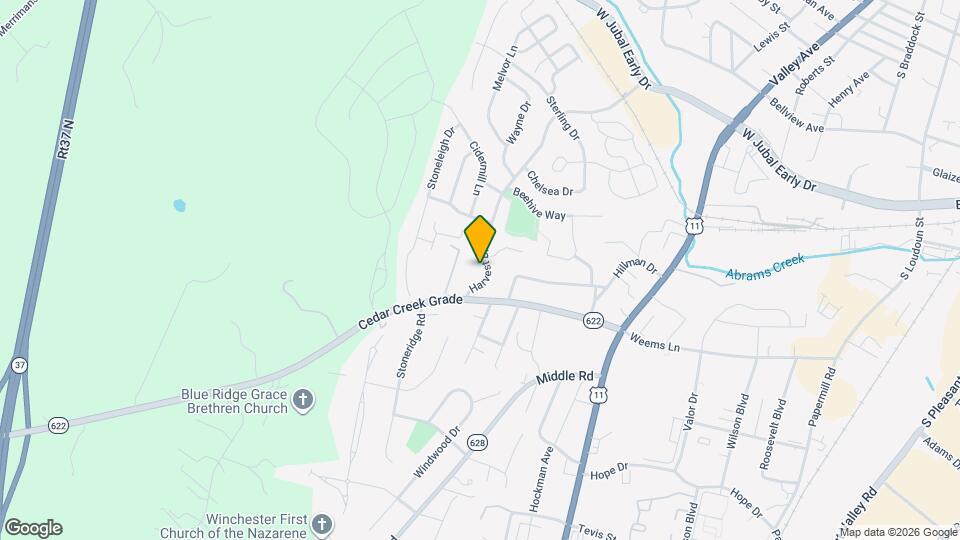 2151 Harvest Dr Map and Location Details