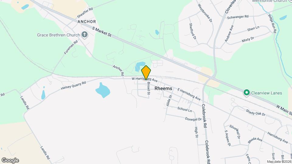 136 E Harrisburg Ave Map and Location Details