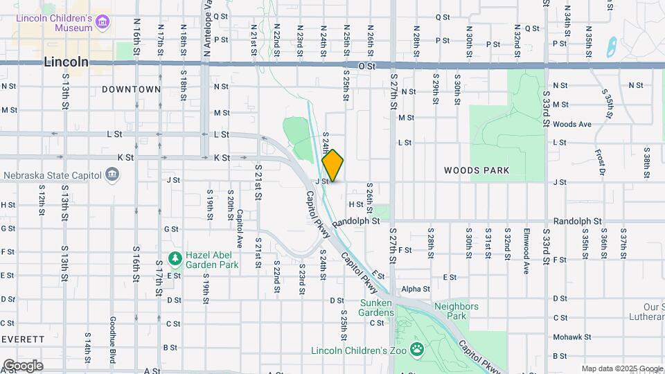 2419 J Street Map and Location Details