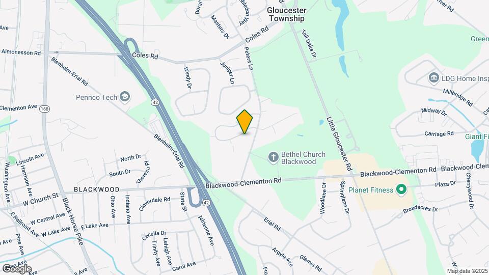 280 Knoll Dr Map and Location Details