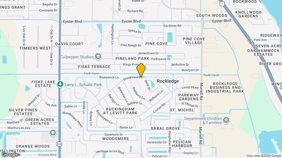 849 Brookview Ln Mapa y Detalles de la Ubicación