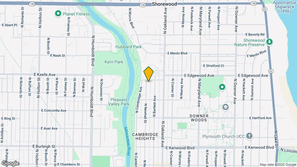 3470 N Newhall St Map and Location Details