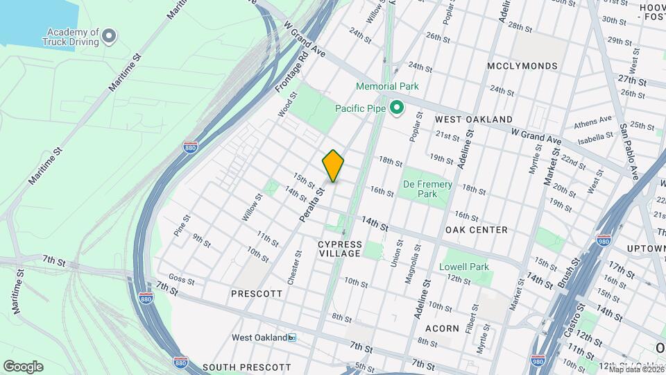 1515 Center St Map and Location Details