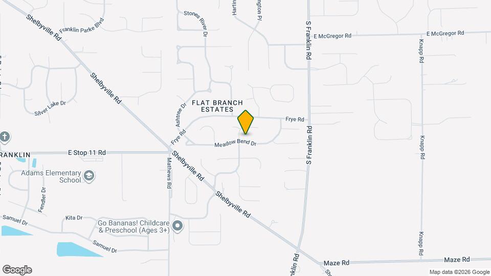 8110 Meadow Bend Dr Map and Location Details