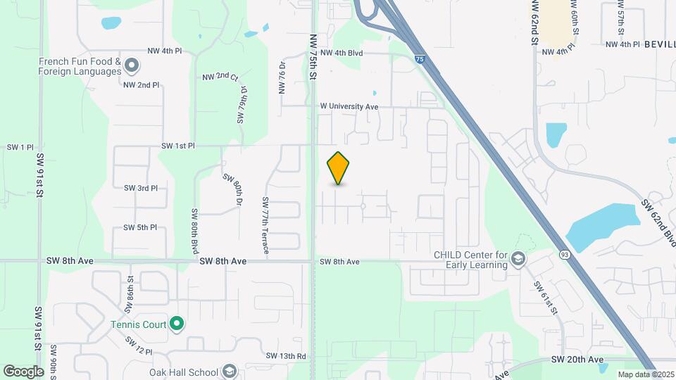 501 SW 75th St Map and Location Details