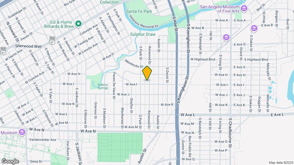 1225 Kenwood Dr Map and Location Details