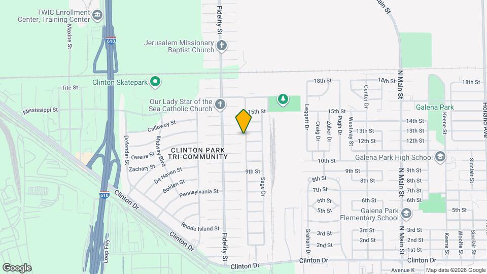 1205 Bank Dr Map and Location Details