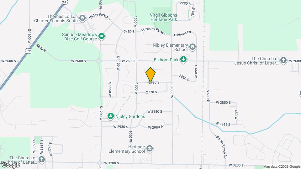 922 W 2730 S Mapa y Detalles de la Ubicación