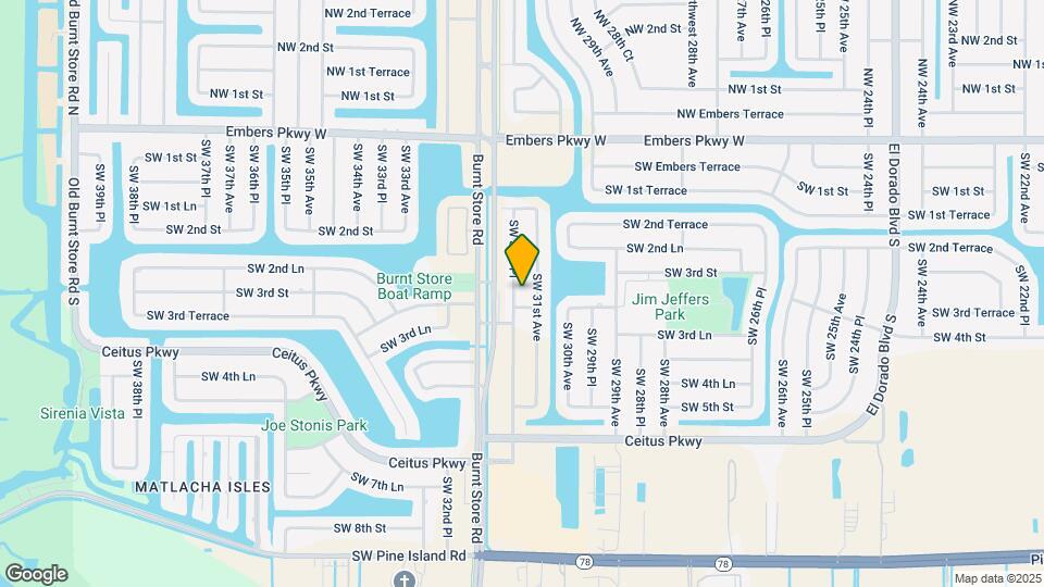 315 SW 31st Pl Map and Location Details