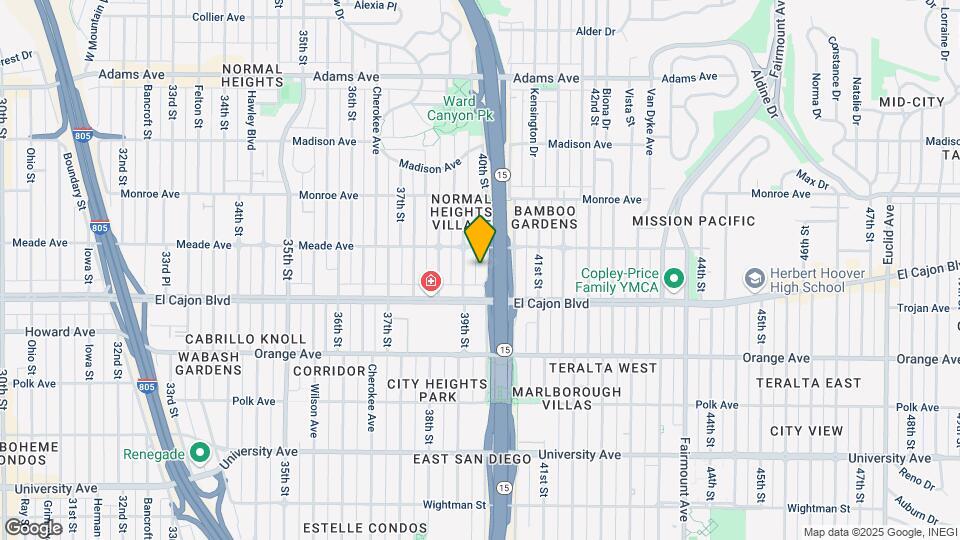 4354 40th St Map and Location Details