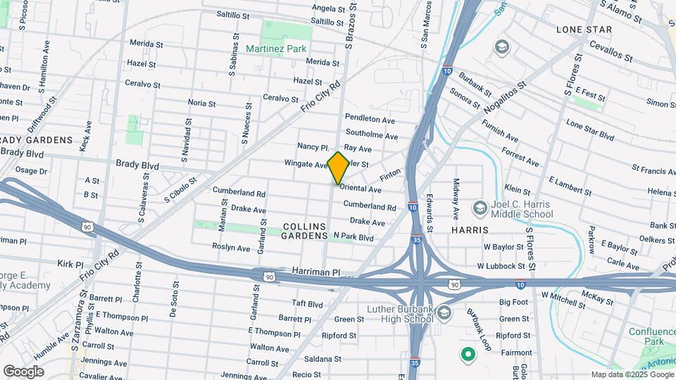 256 Oriental Ave Map and Location Details