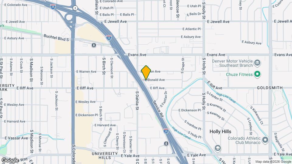 2260 S Vly Hwy Mapa y Detalles de la Ubicación