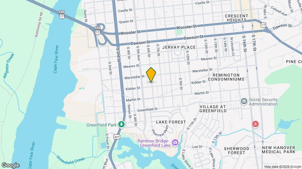 1222 S 6th St Map and Location Details