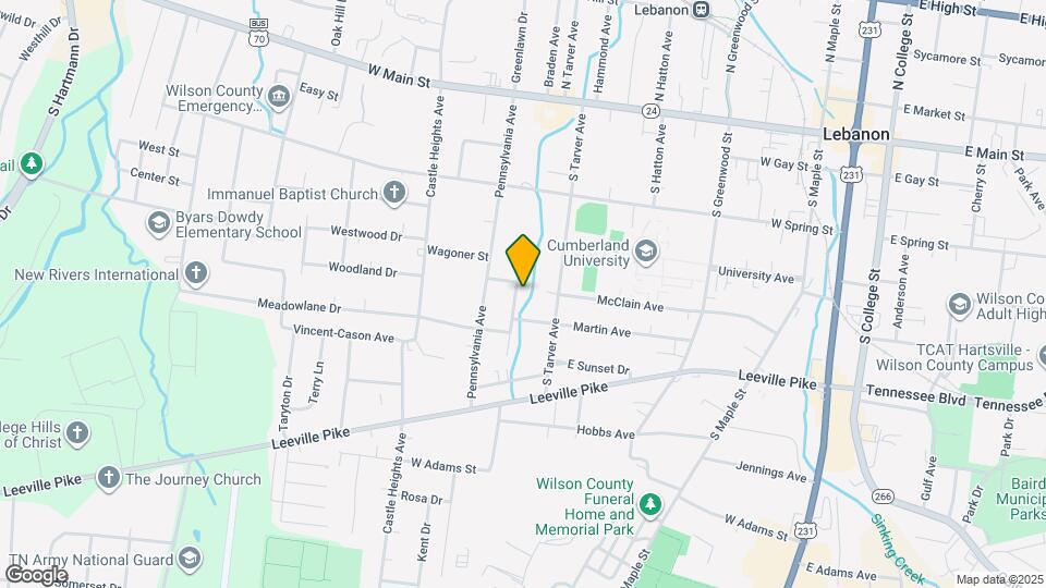 303 Cleveland Ave Map and Location Details