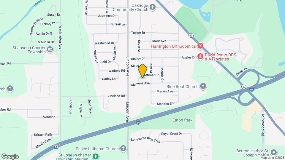 813 Clemens Ave Map and Location Details