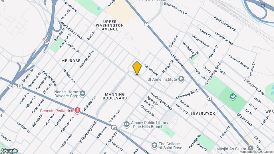 253 Manning Blvd, Unit 1st floor Map and Location Details