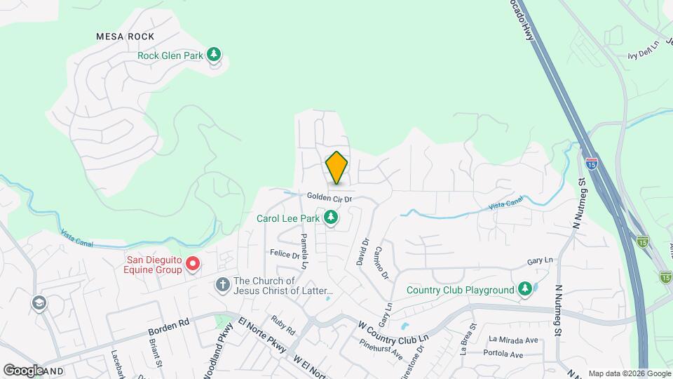 2095 Golden Cir Dr Map and Location Details