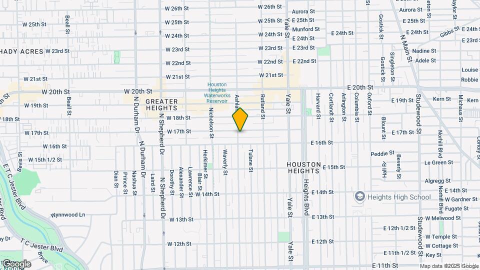 340 W 17th St Map and Location Details