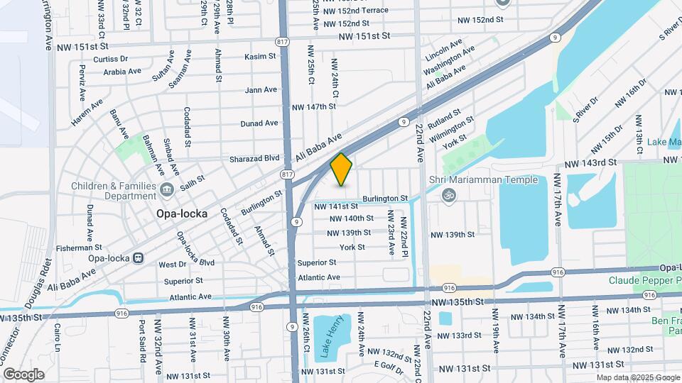 14140 NW 24th Ct Map and Location Details