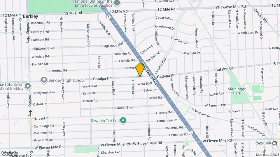 1197 Catalpa Dr Map and Location Details