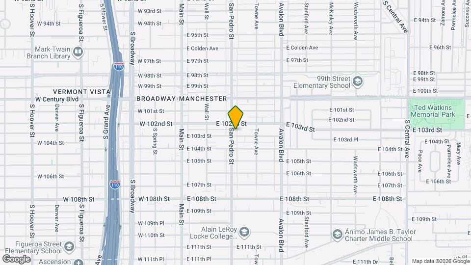 10218 San Pedro St Mapa y Detalles de la Ubicación