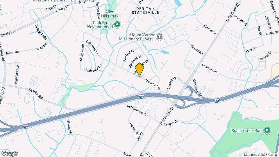 2801 Dalecrest Dr Map and Location Details