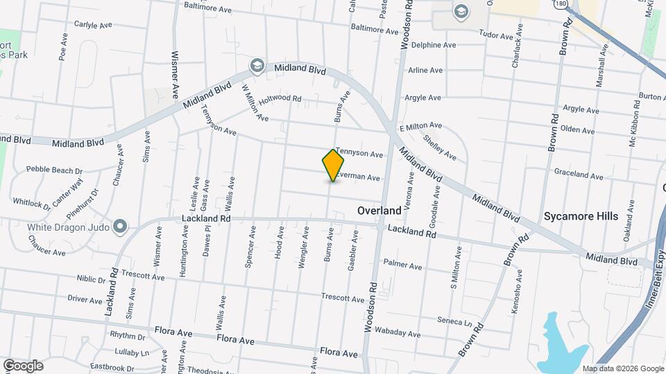 2420 Burns Ave Mapa y Detalles de la Ubicación