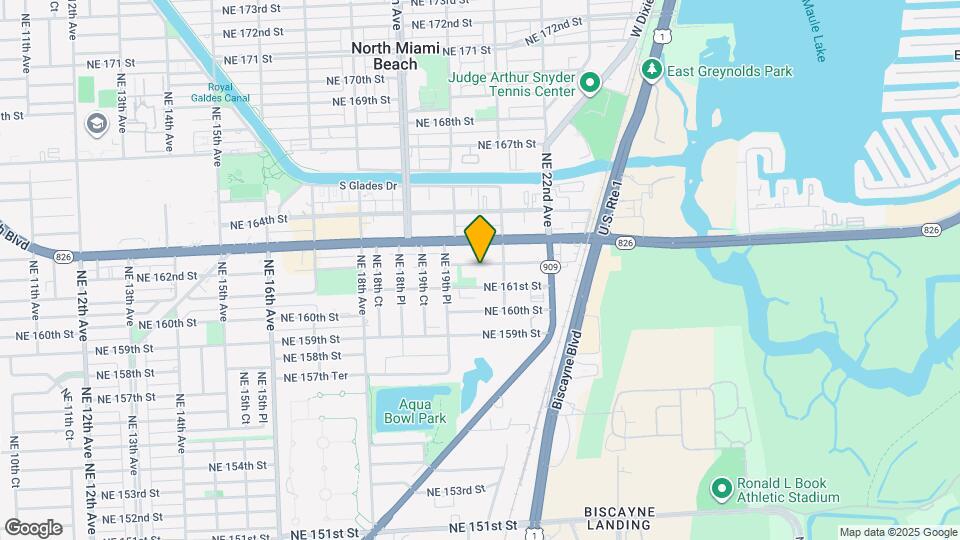 2054 NE 162nd St, Unit A1 Map and Location Details