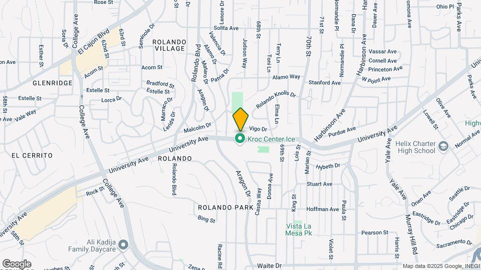 6670 University Ave Map and Location Details