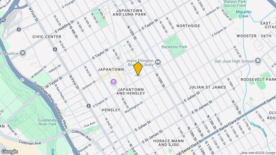 349 E Empire St, Unit #3 Mapa y Detalles de la Ubicación