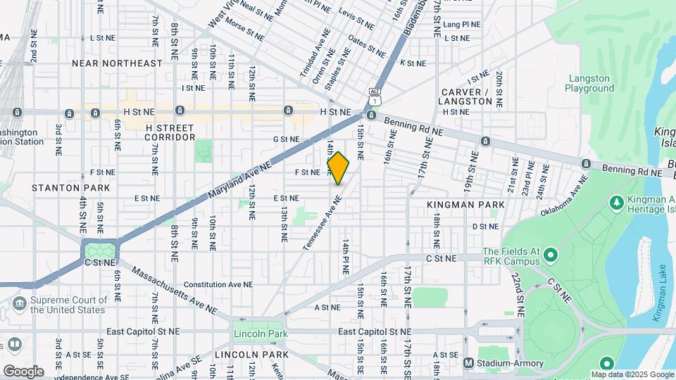 512 Tennessee Ave NE Mapa y Detalles de la Ubicación