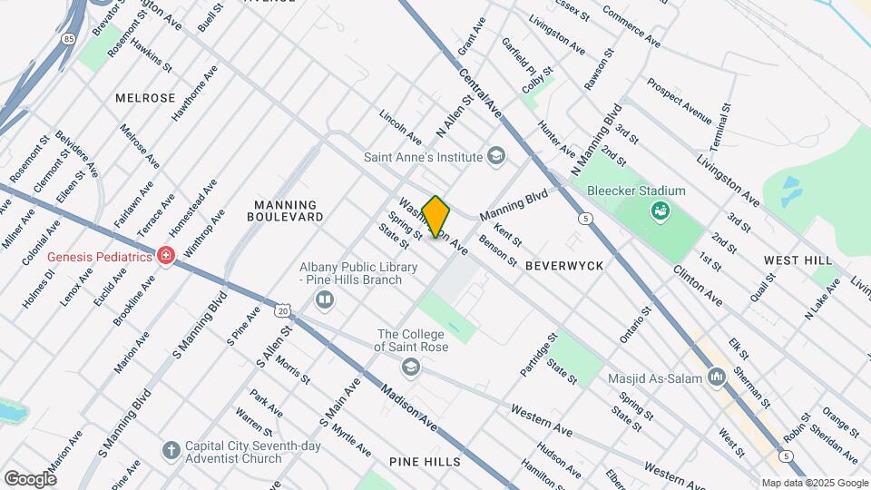 407 Spring St Map and Location Details