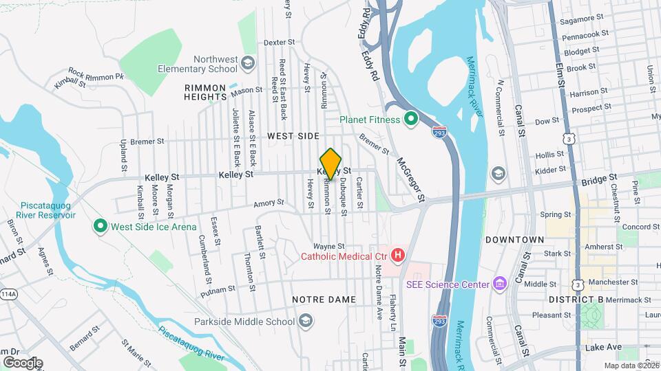 505 Rimmon St Map and Location Details