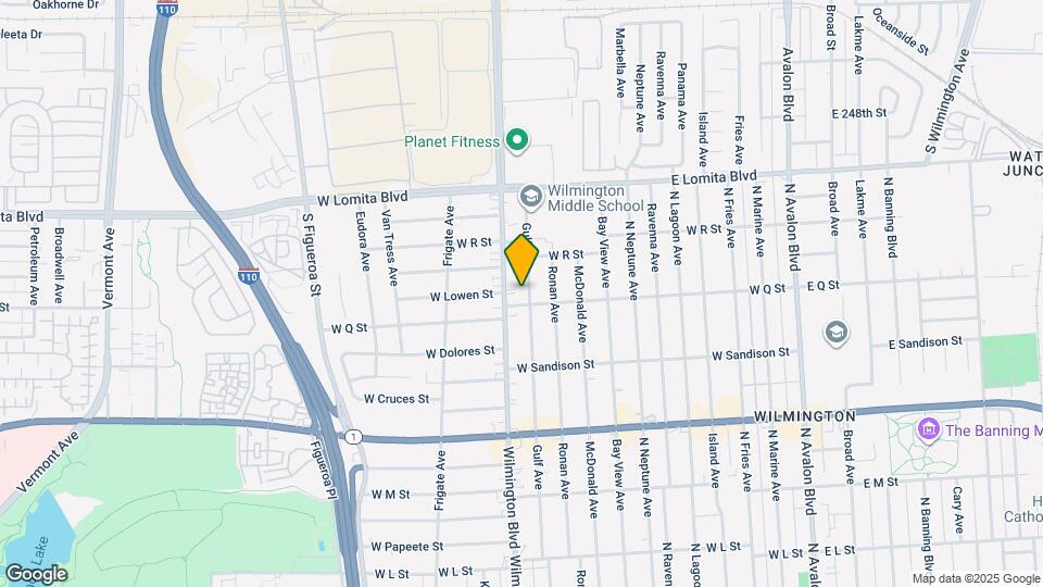 1613 Gulf Ave Map and Location Details