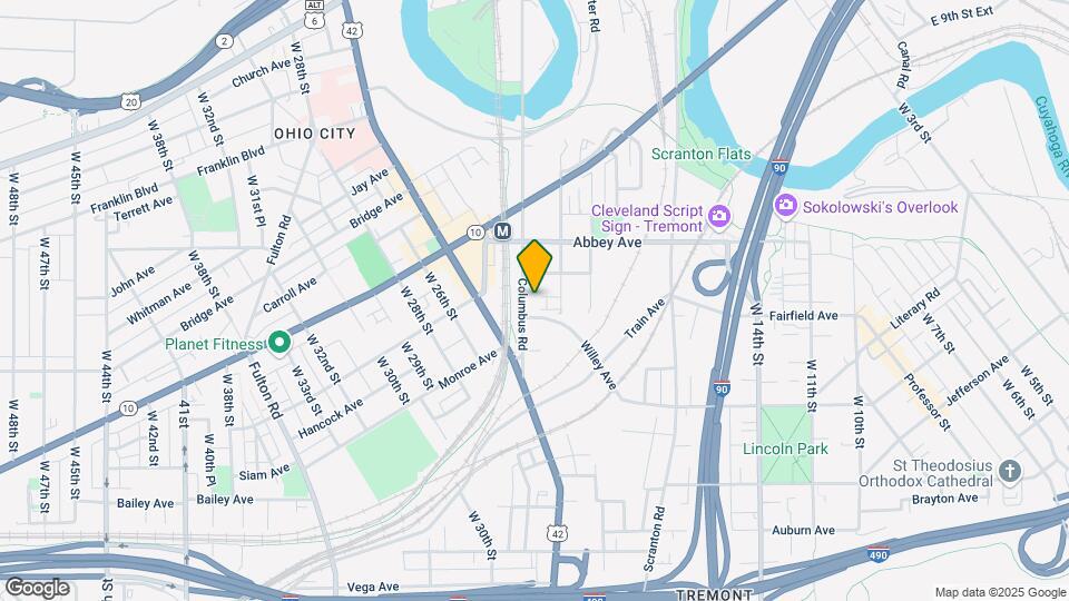 2185 Columbus Rd Map and Location Details