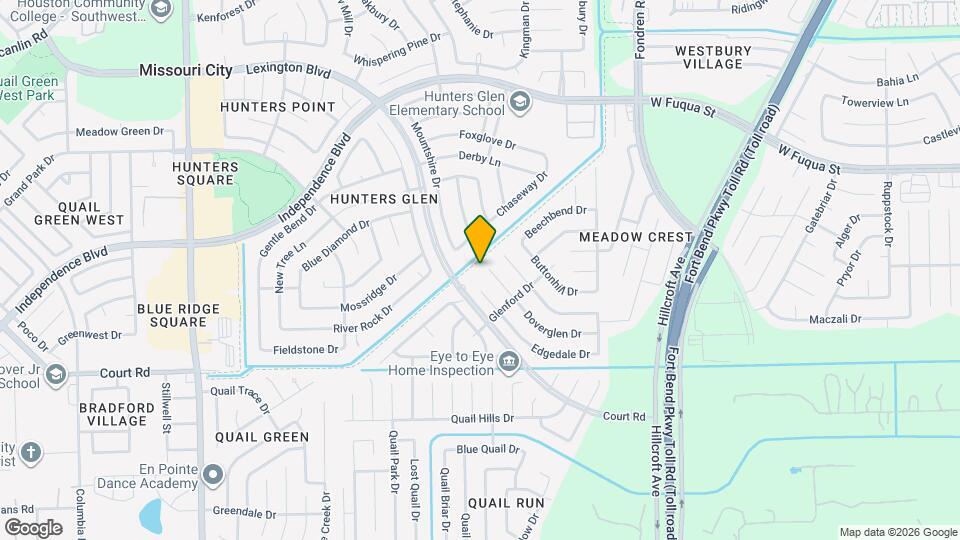 2306 Doverglen Dr Map and Location Details